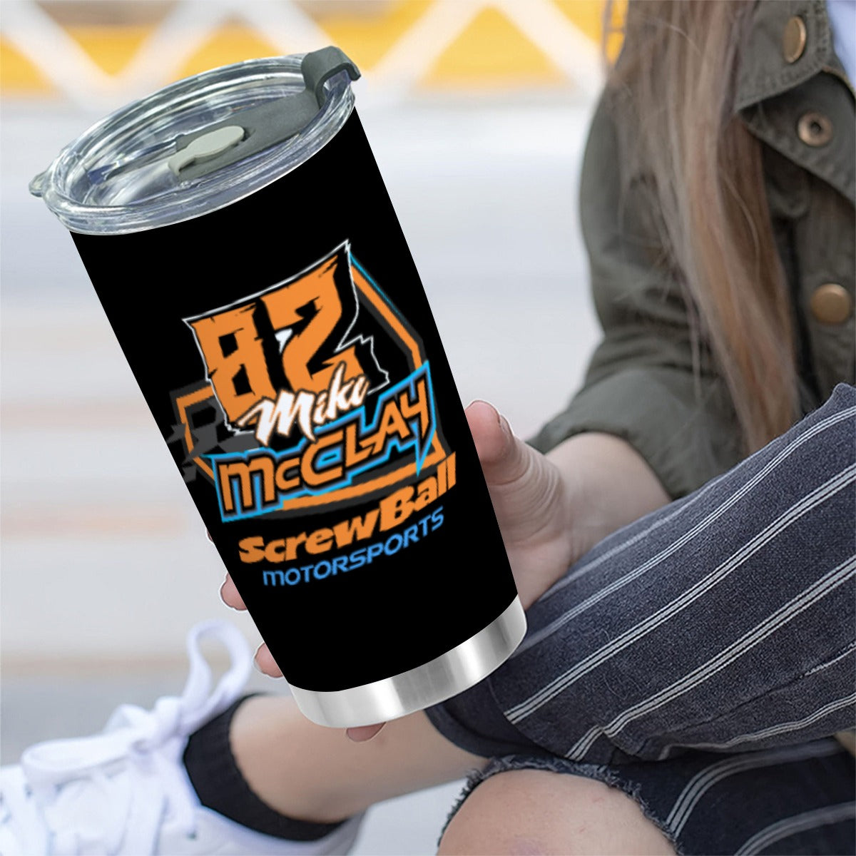 Mike McClay 20OZ Tumbler With Sliding Lid