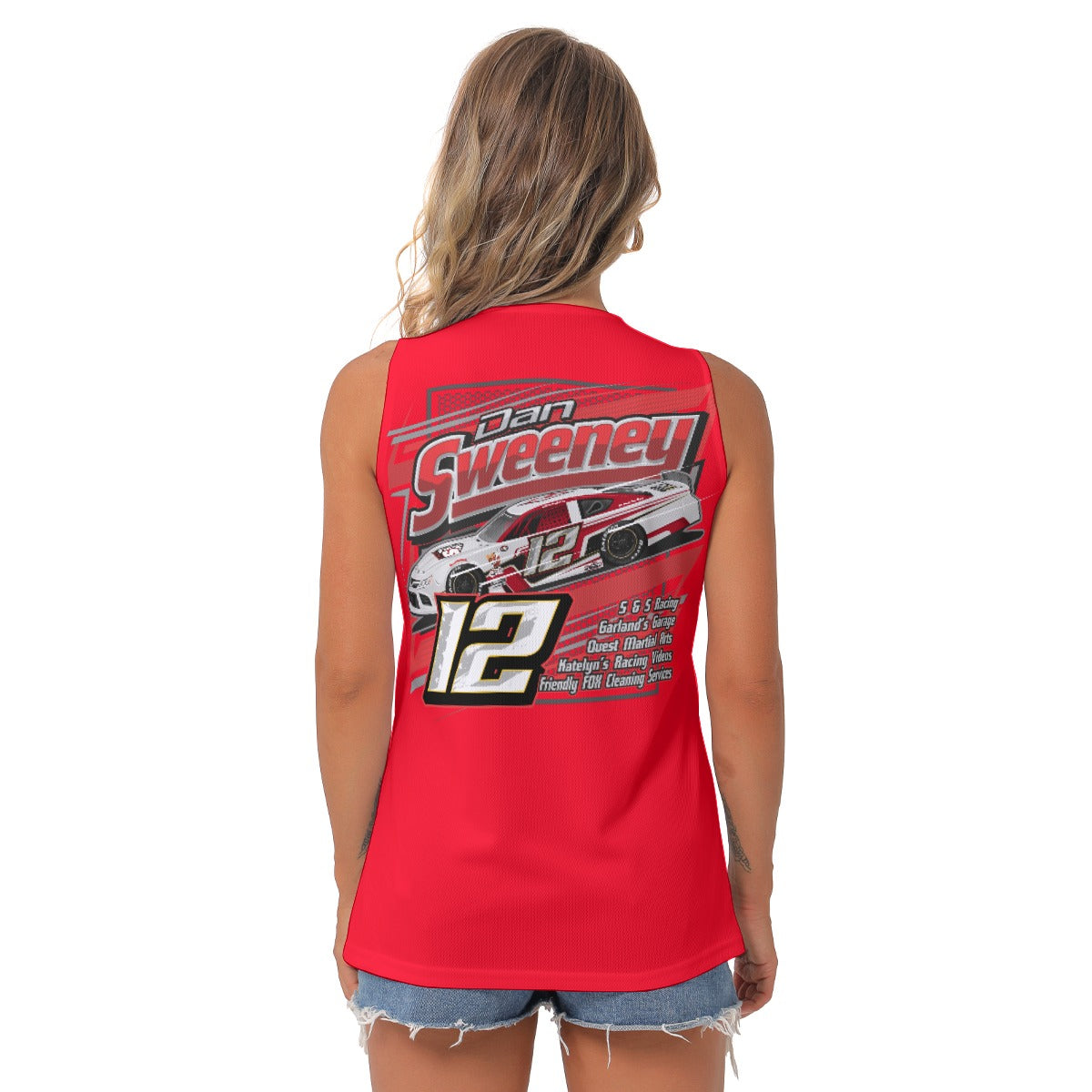 12 sweeney womens slvless red