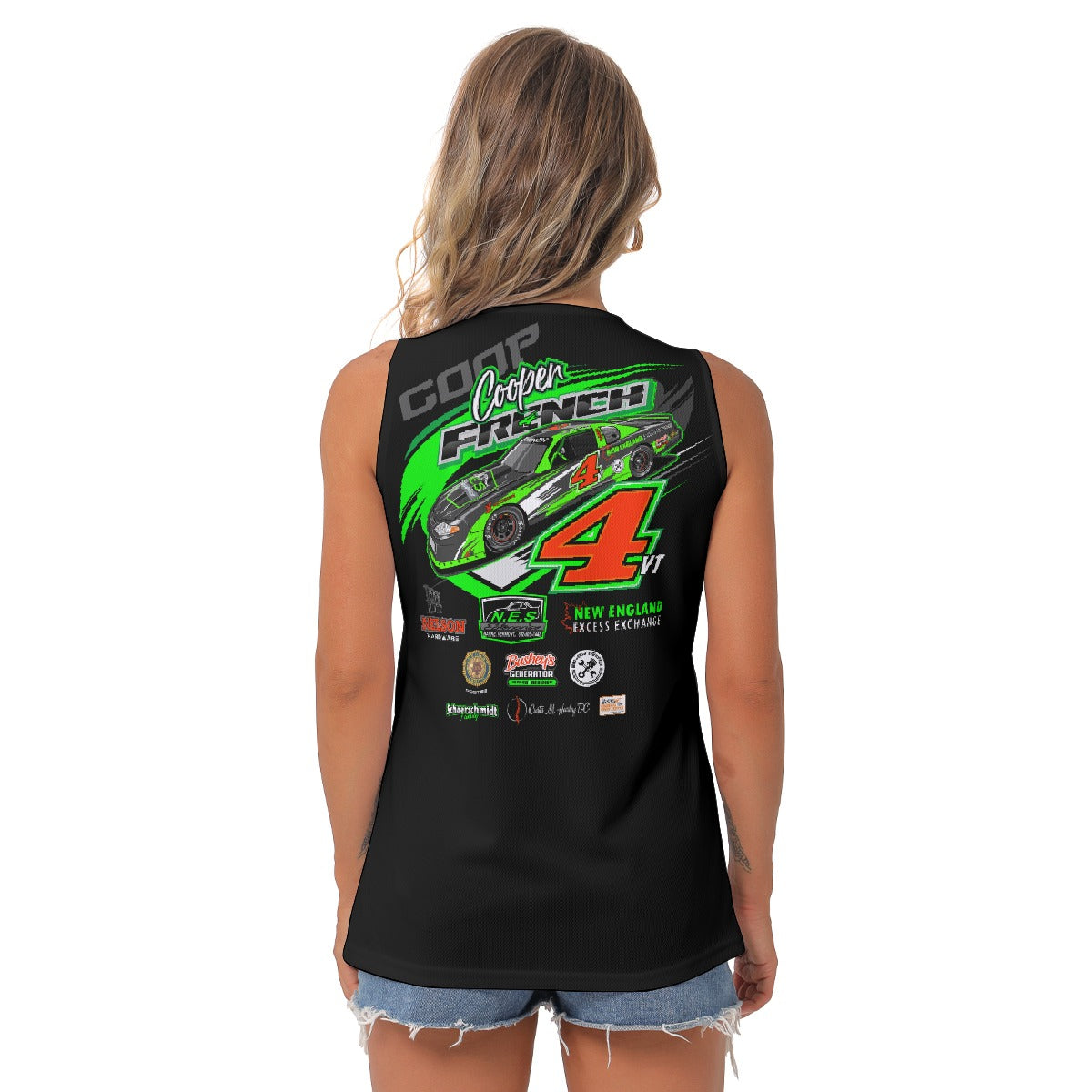 Cooper French Women's Sleeveless V-Neck Top