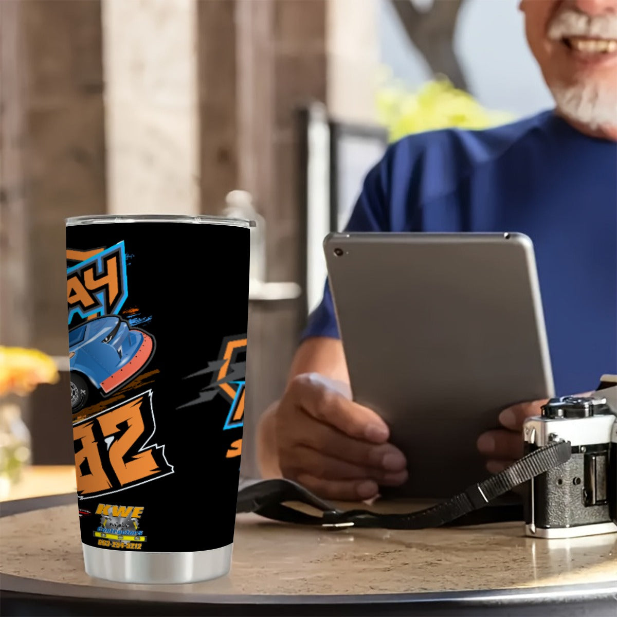 Mike McClay 20OZ Tumbler With Sliding Lid