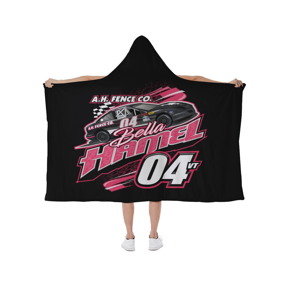 Bella Hamel Hooded blanket With Soft Fleece Lining