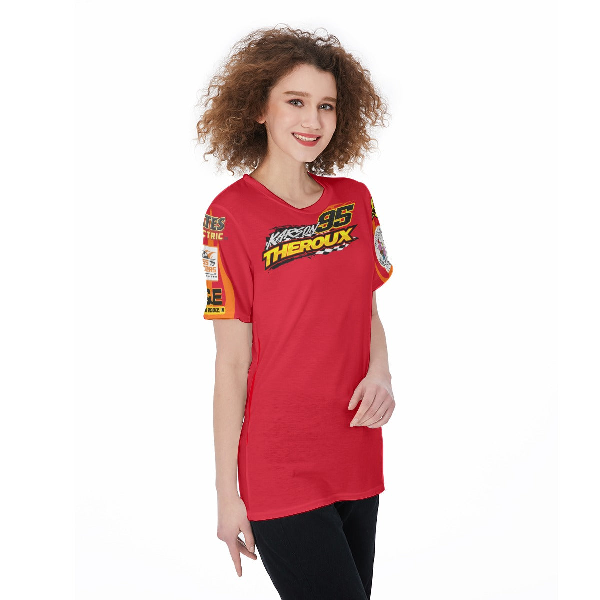 Karson Theroux Women's O-Neck T-Shirt|180 GSM Jersey