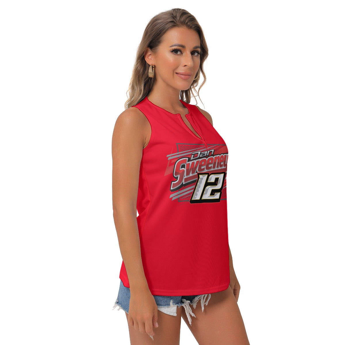 12 sweeney womens slvless red