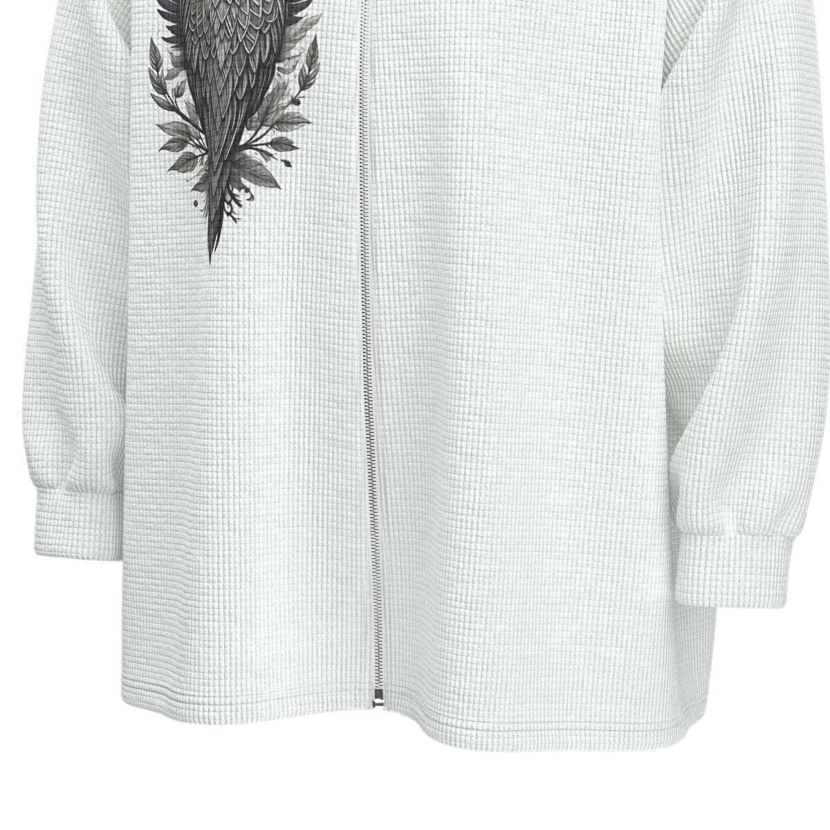 Eagle - Unisex Stand Collar Zipped Jacket