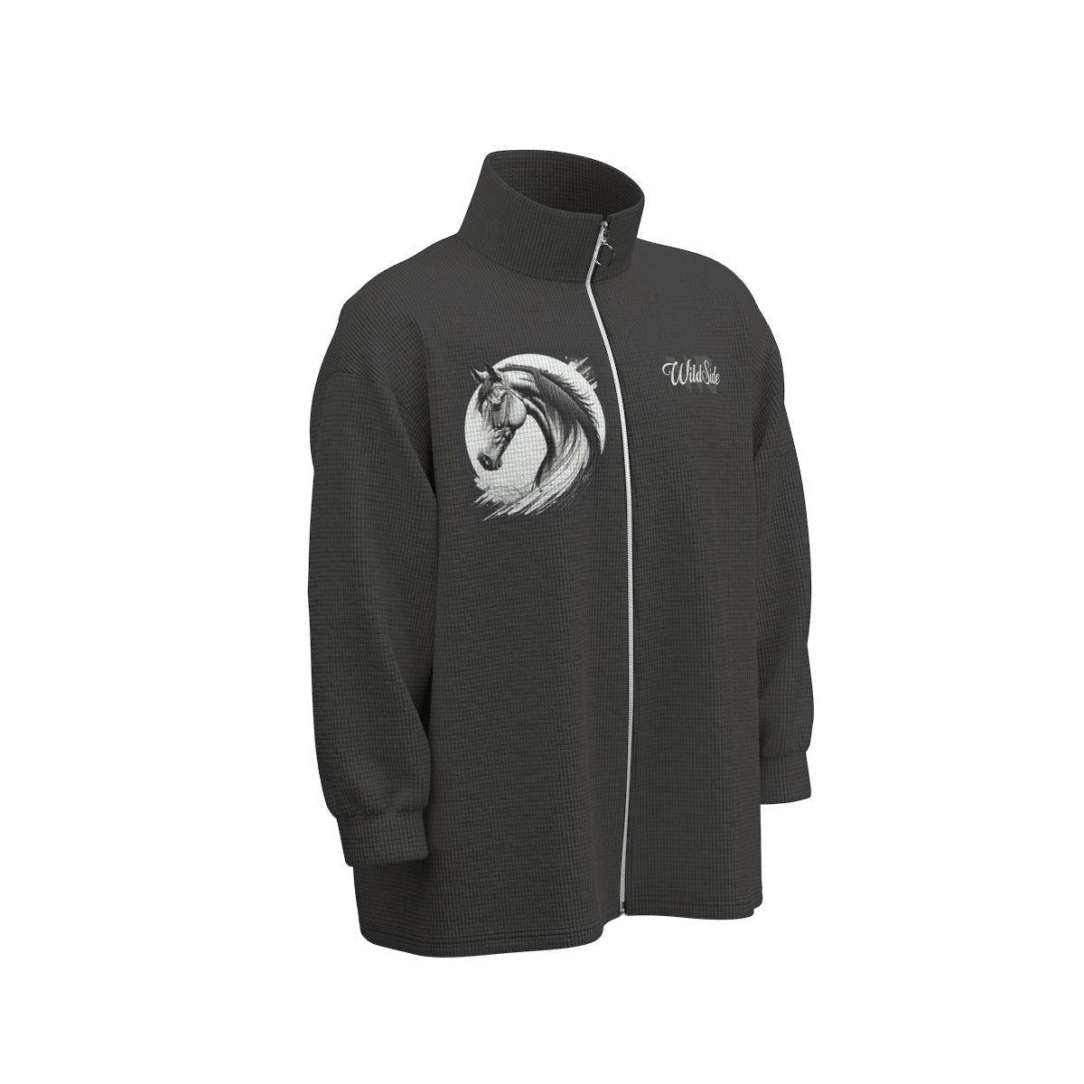 Mustang - Unisex Stand Collar Zipped Jacket