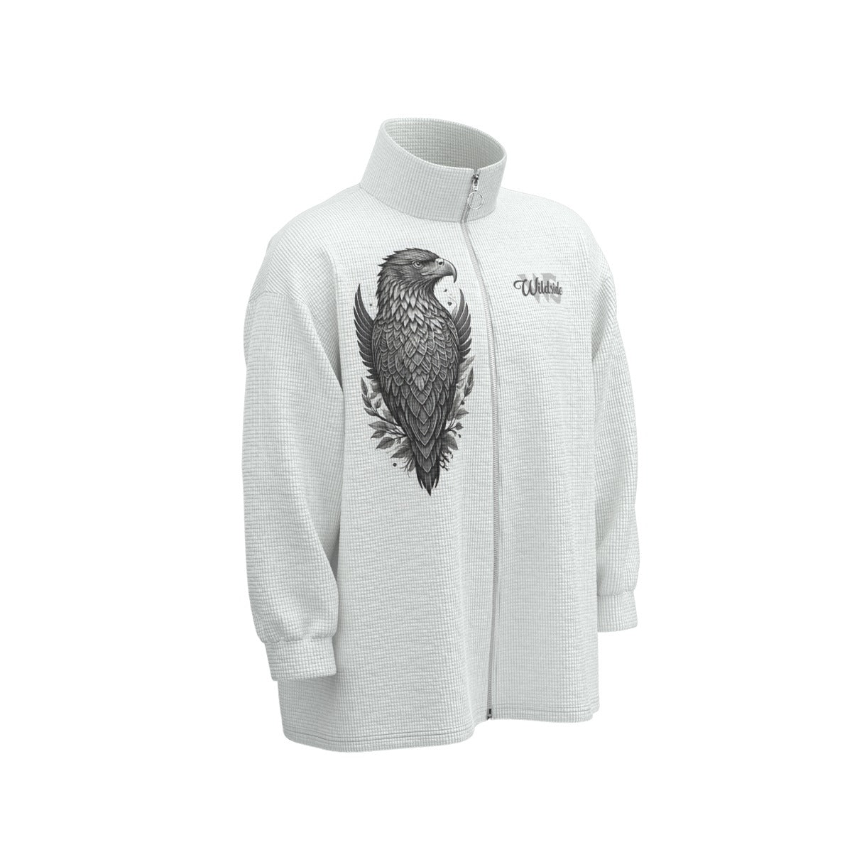 Eagle - Unisex Stand Collar Zipped Jacket
