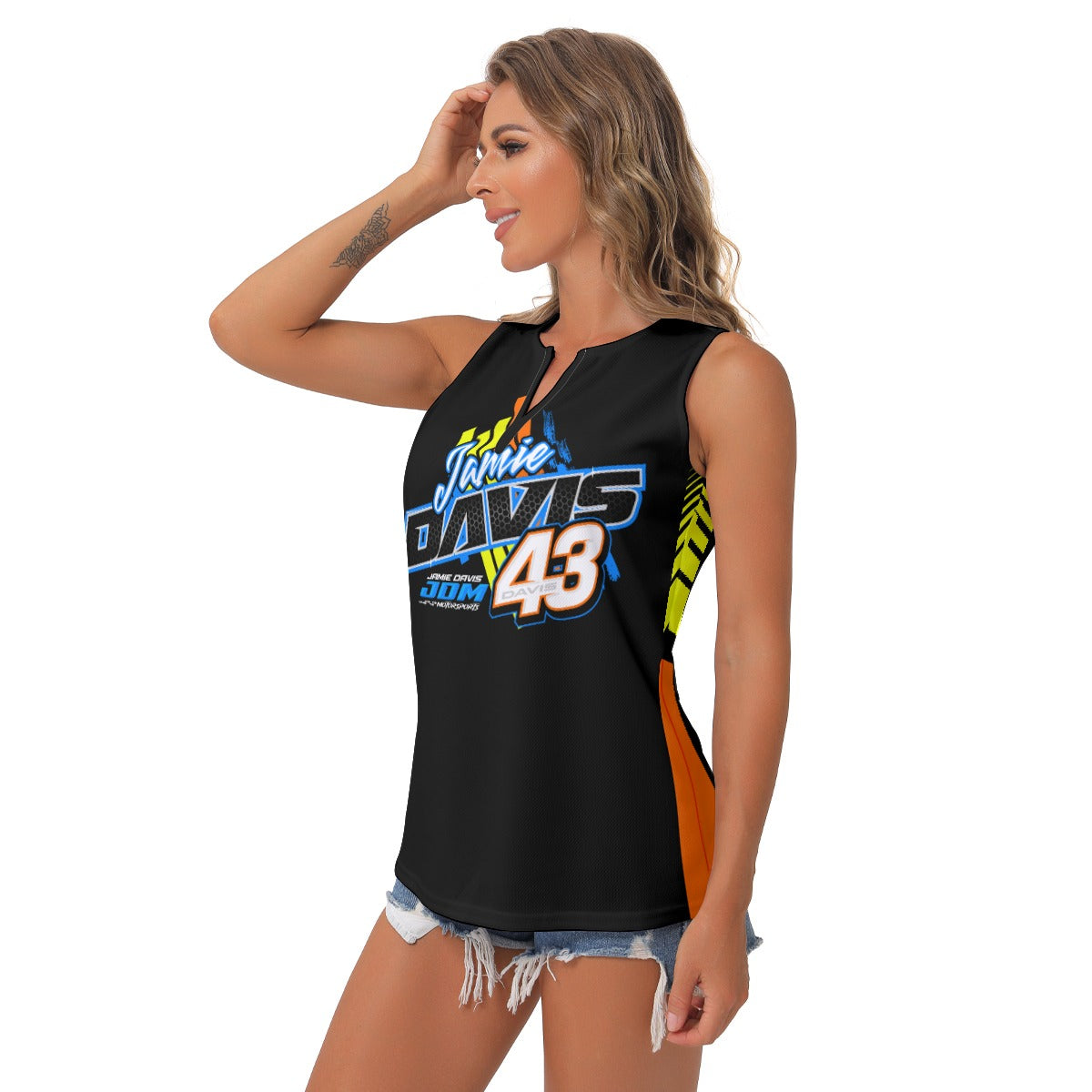 Jamie Davis Women's Sleeveless V-Neck Top