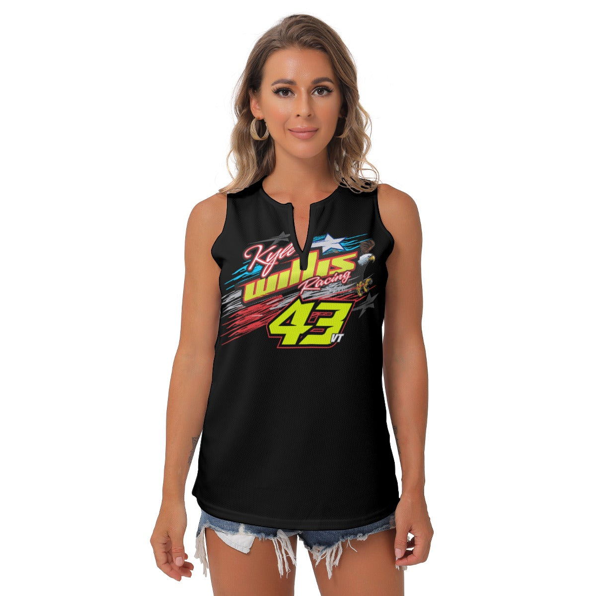 Kyle Willis Women's Sleeveless V-Neck Top