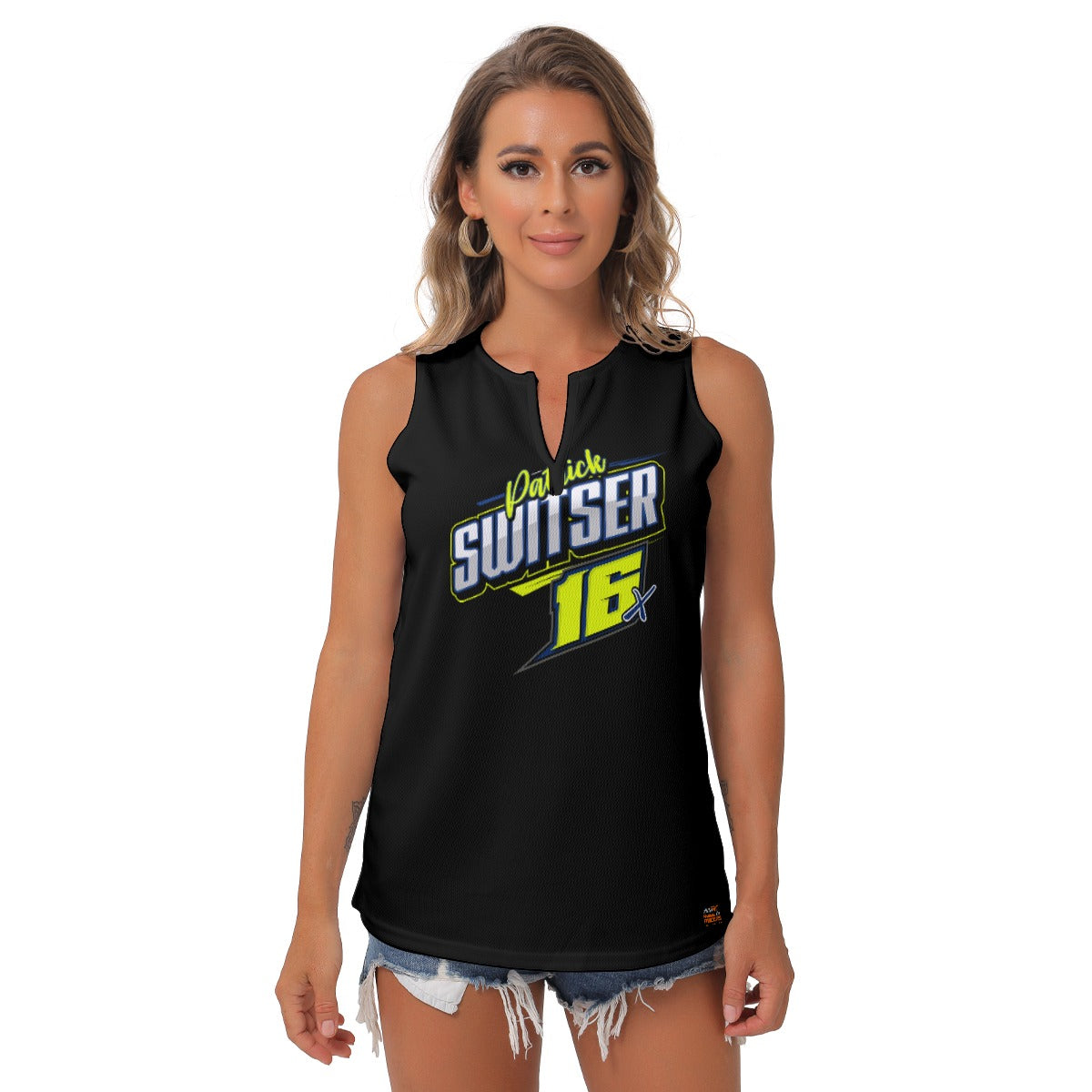 Patrick Switser Women's Sleeveless V-Neck Top
