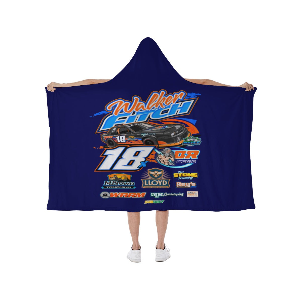 Walker Fitch 2025 Hooded blanket With Soft Fleece Lining