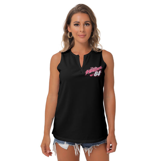 Bella Hamel Women's Sleeveless V-Neck Top
