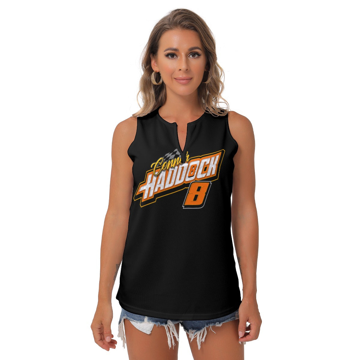 Connor Haddock Women's Sleeveless V-Neck Top