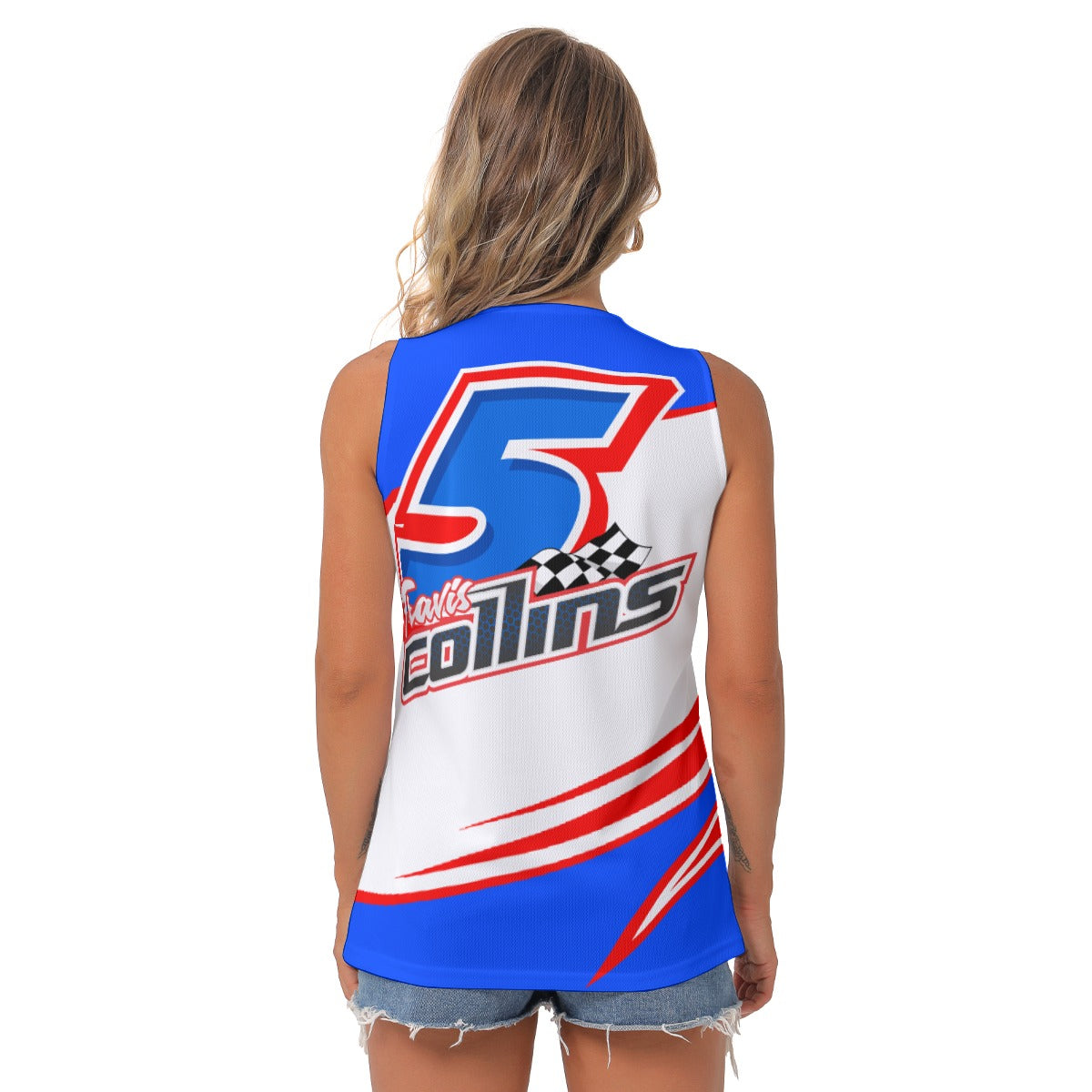 Travis Collins Women's Sleeveless V-Neck Top