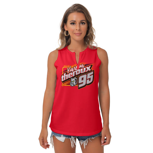 Karson Theroux Women's Sleeveless V-Neck Top