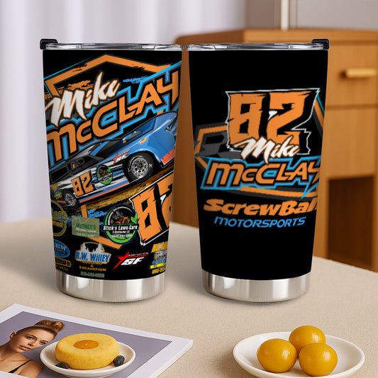 Mike McClay 20OZ Tumbler With Sliding Lid