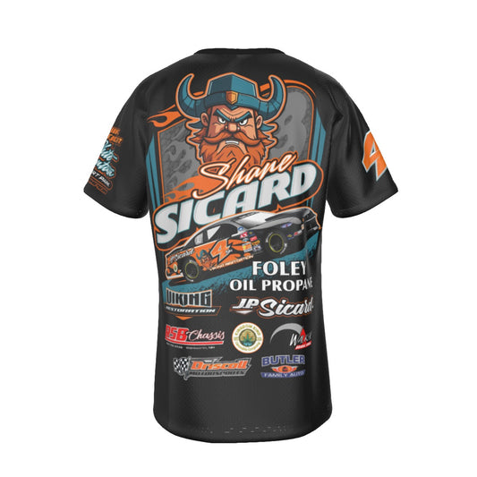 Shane Sicard "black variant" w/ car illustration T-shirt | Birdseye