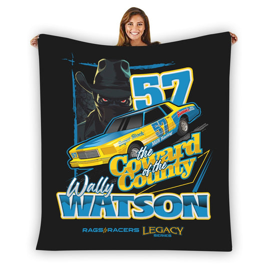 Wally Watson fleece throw