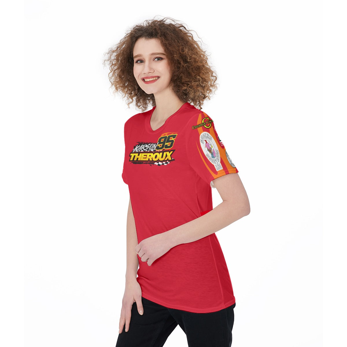 Karson Theroux Women's O-Neck T-Shirt|180 GSM Jersey