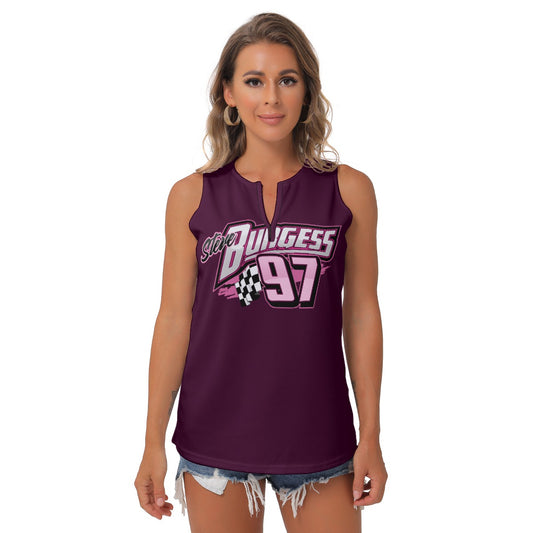 Steve Burgess Women's Sleeveless V-Neck Top