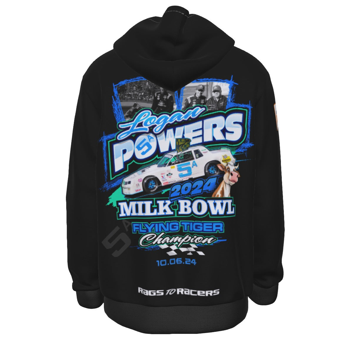Logan Powers Poly Shell Fleece Lined Hoodie Milk Bowl Edition