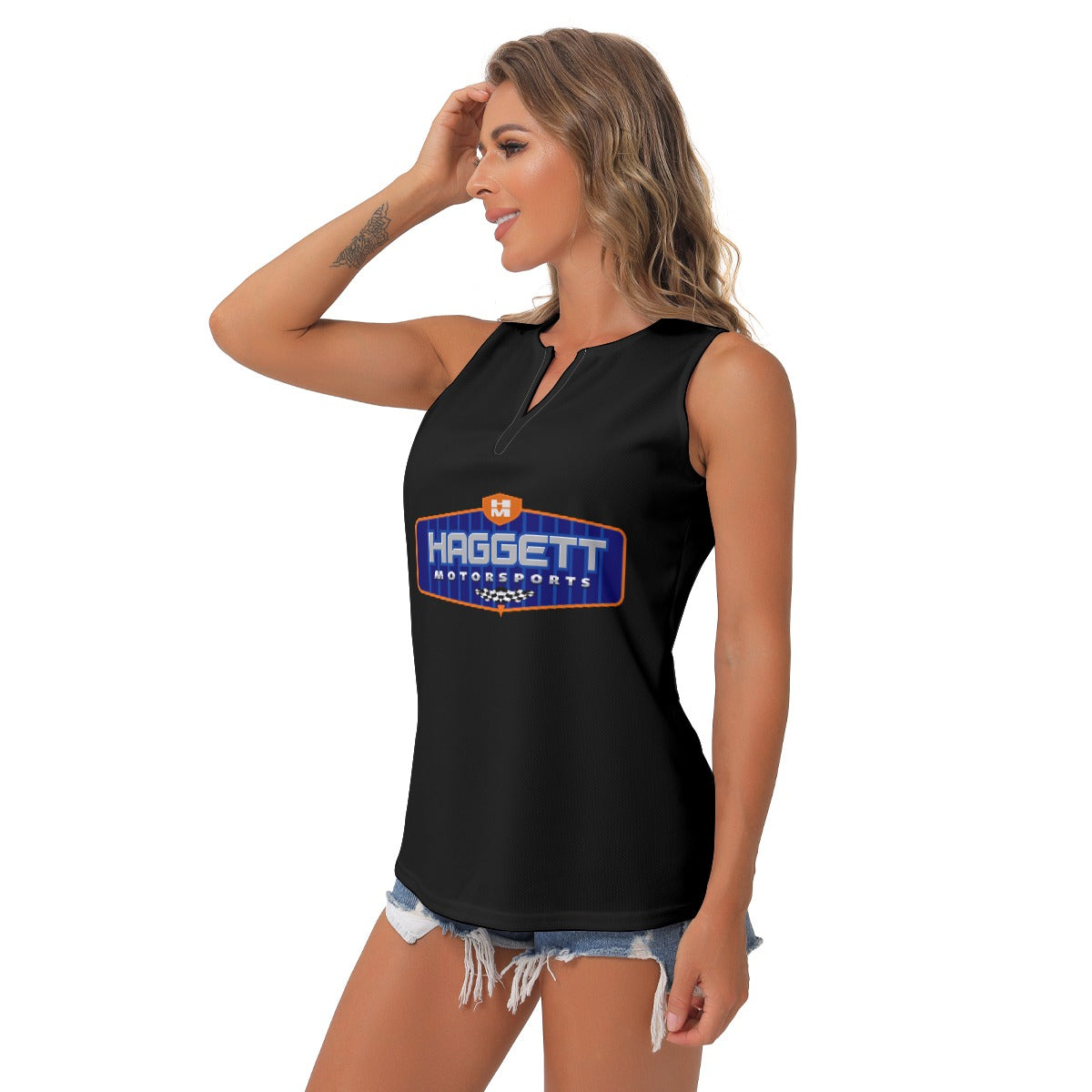 Haggett 2025 Women's Sleeveless V-Neck Top