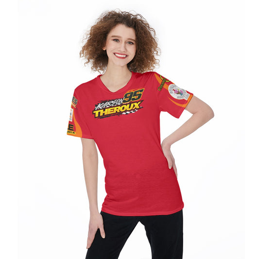 Karson Theroux Women's O-Neck T-Shirt|180 GSM Jersey