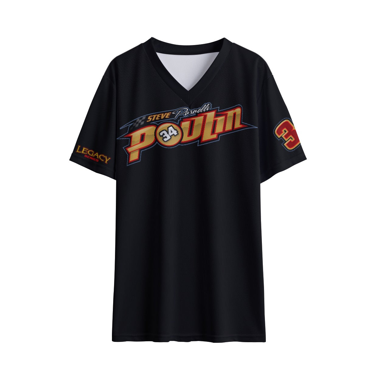 34 Steve Poulin Women's v-neck tee