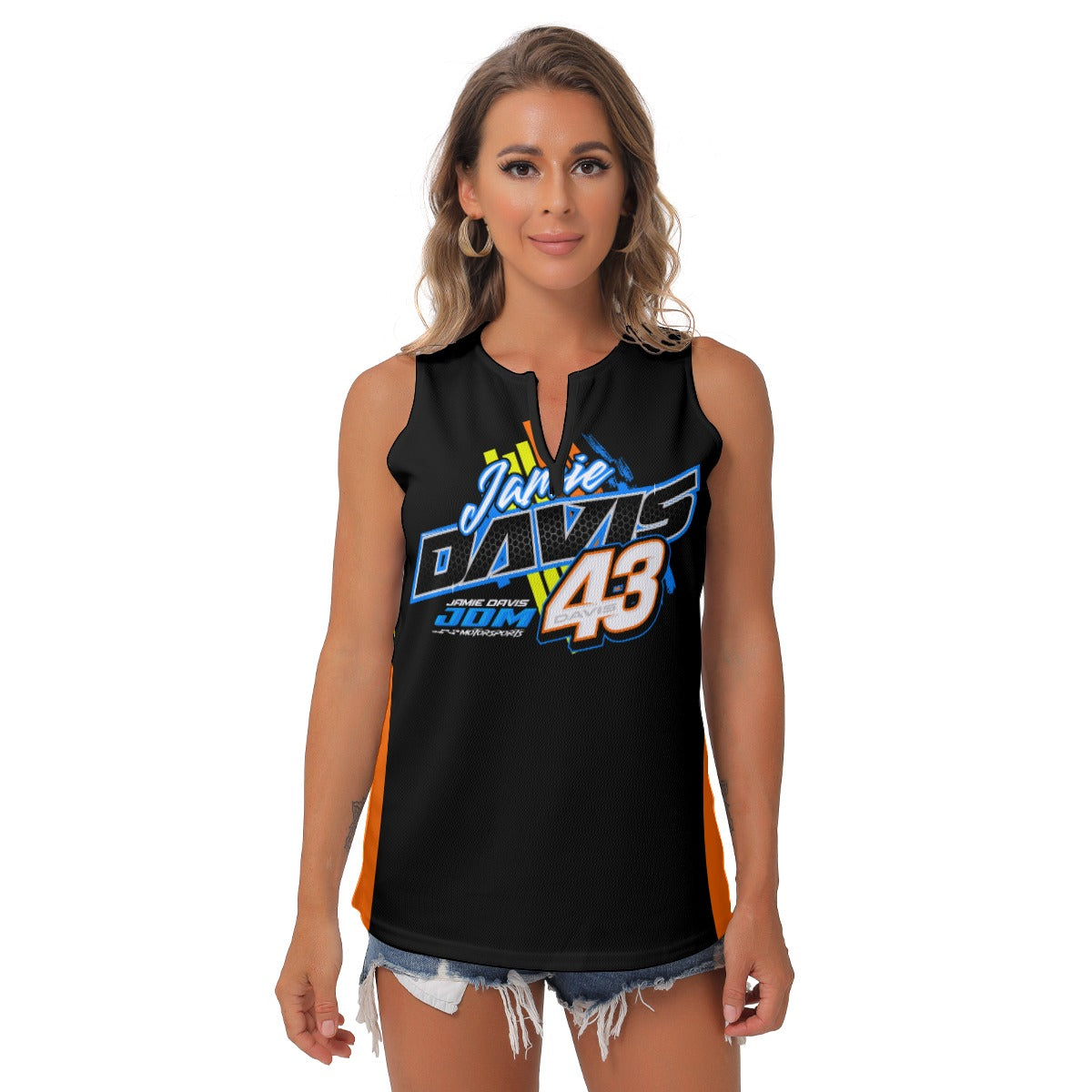 Jamie Davis Women's Sleeveless V-Neck Top