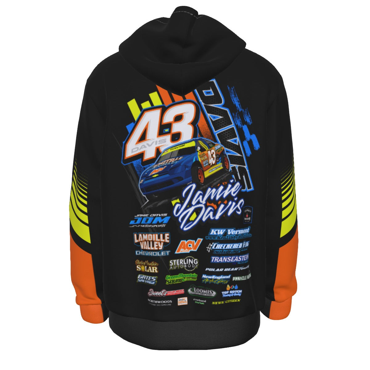 Jamie Davis Men's Thicken Pullover Hoodie