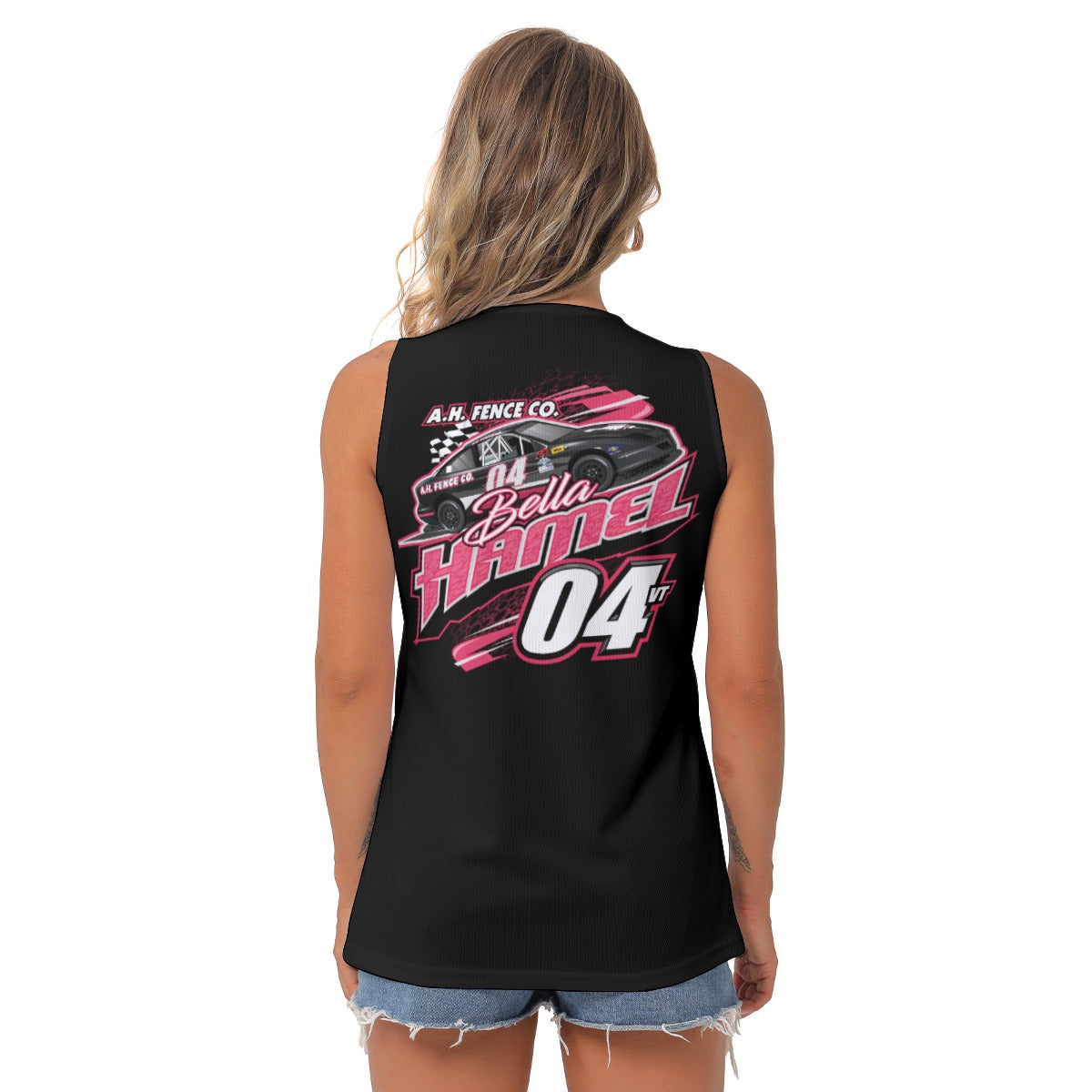Bella Hamel Women's Sleeveless V-Neck Top