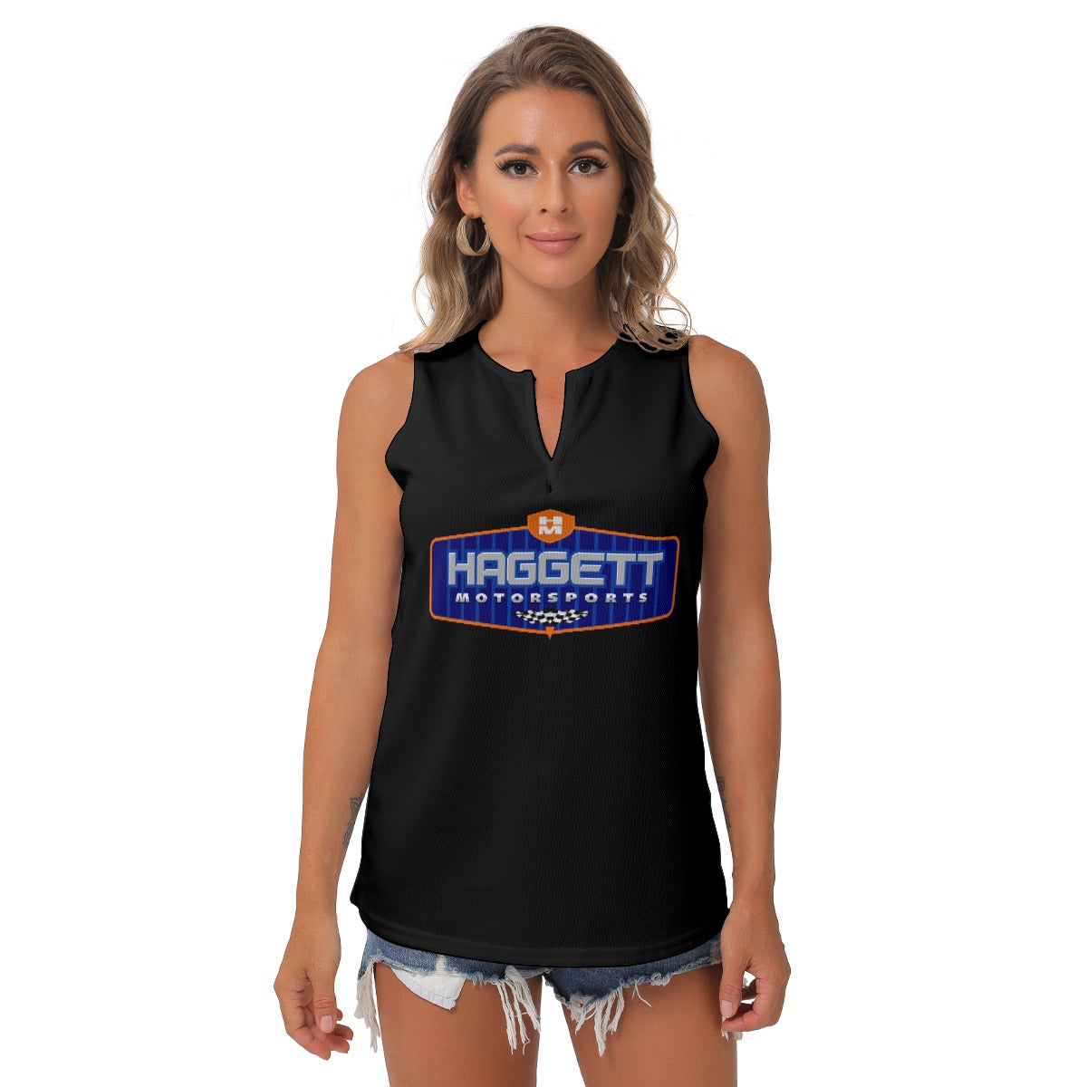 Haggett 2025 Women's Sleeveless V-Neck Top