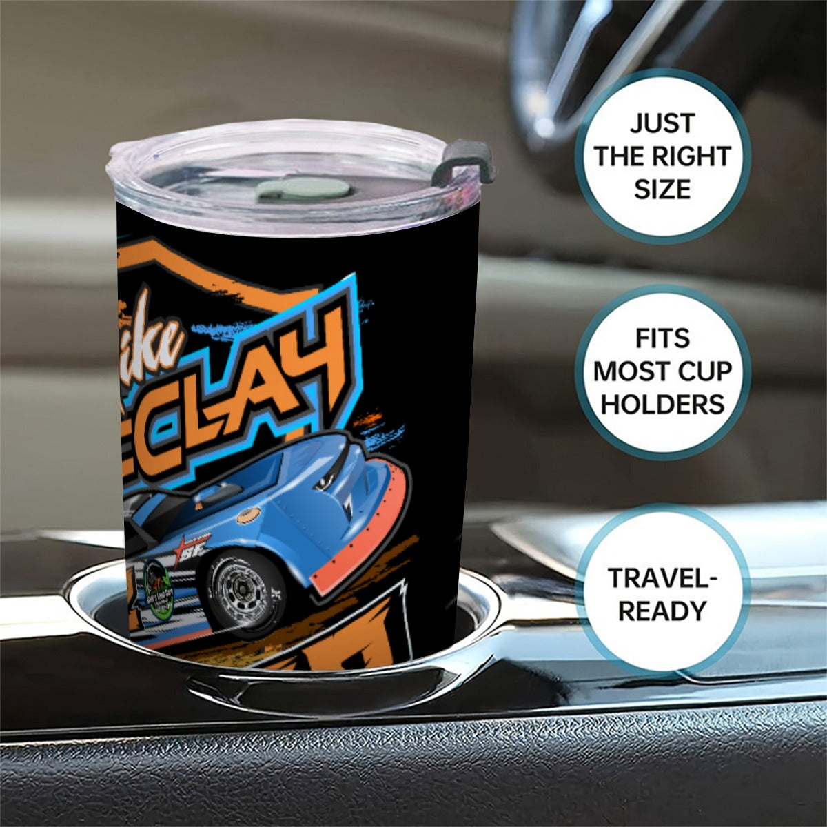 Mike McClay 20OZ Tumbler With Sliding Lid