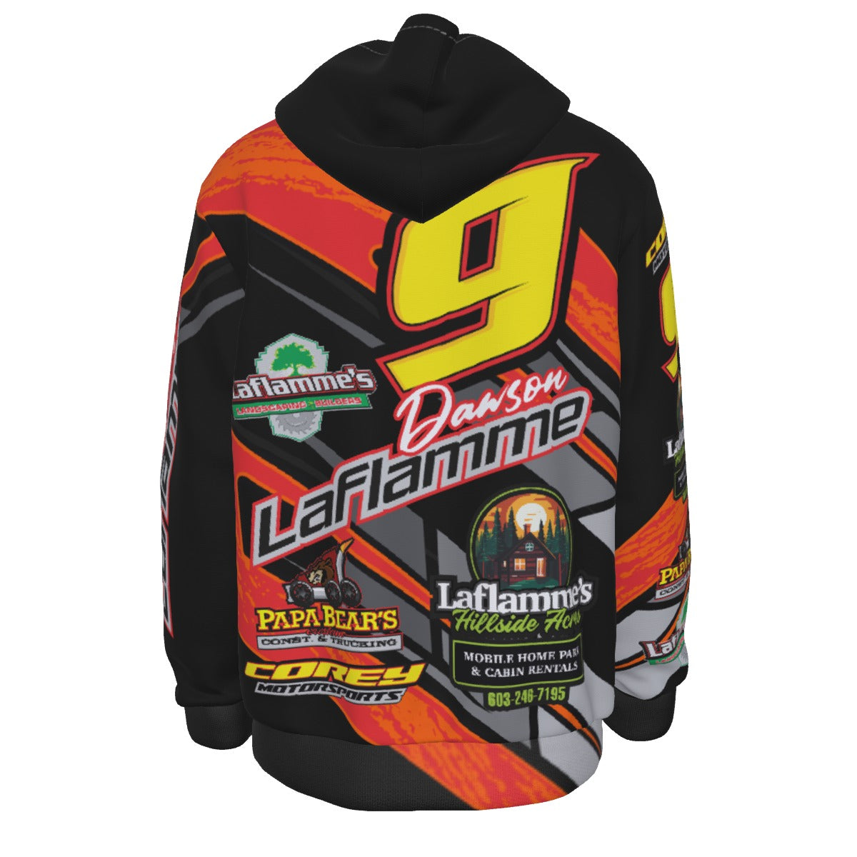 Dawson Laflamme All-Over Print Men's Thick Pullover Hoodie