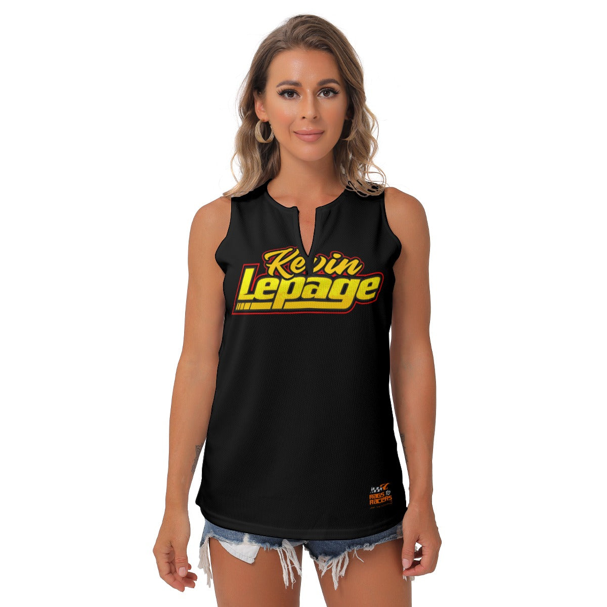 Kevin Lepage Women's Sleeveless V-Neck Top