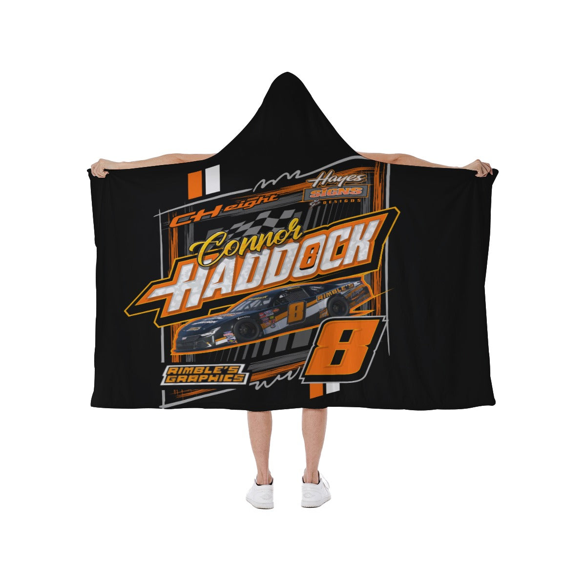 Connor Haddock Hooded blanket With Soft Fleece Lining