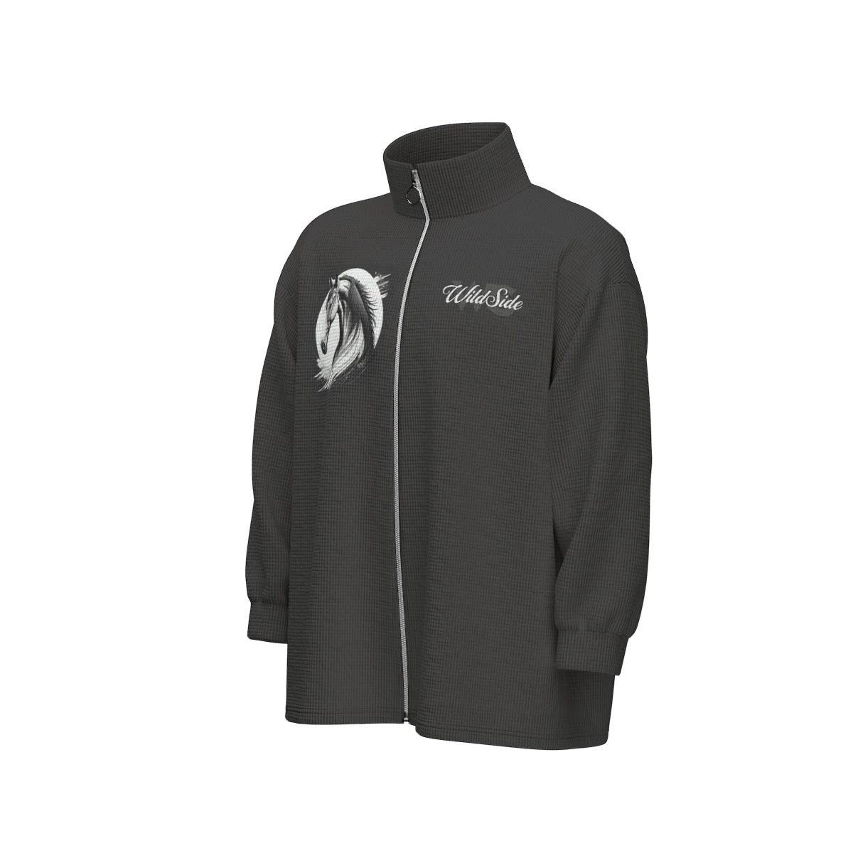Mustang - Unisex Stand Collar Zipped Jacket