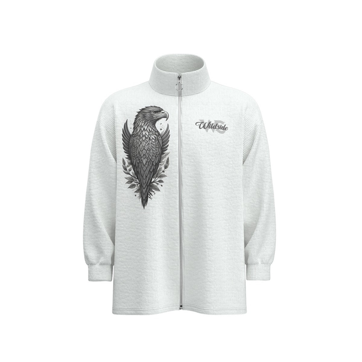 Eagle - Unisex Stand Collar Zipped Jacket