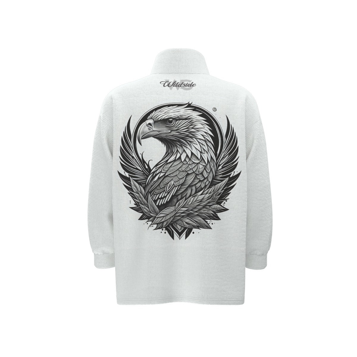 Eagle - Unisex Stand Collar Zipped Jacket